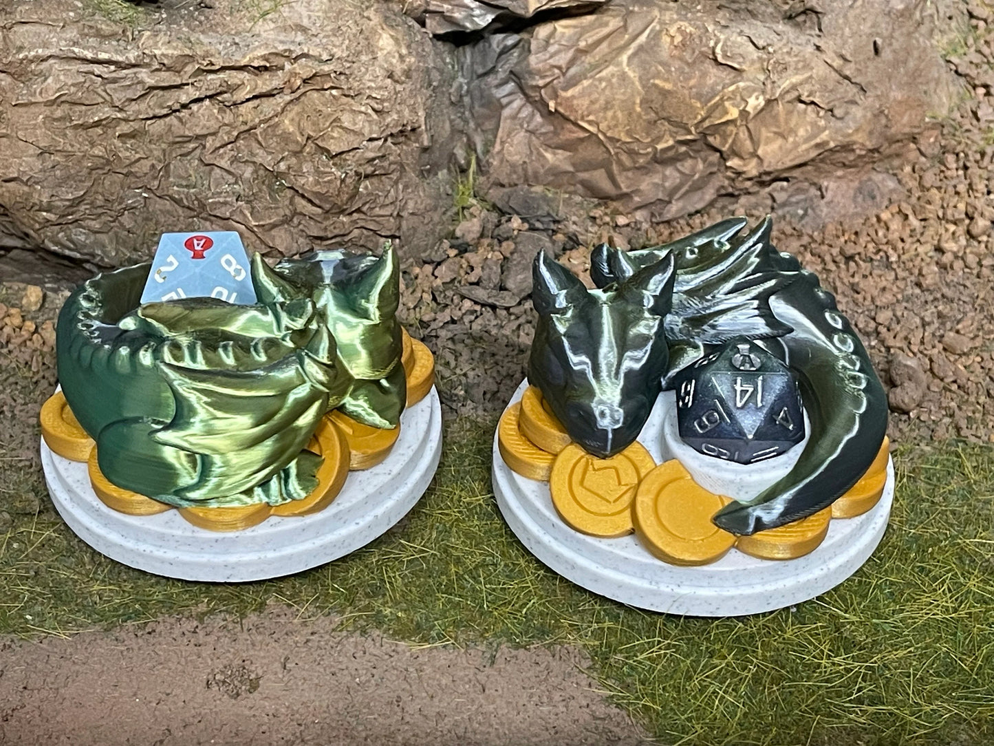 Multicolor Baby Dragon Dice Guardian