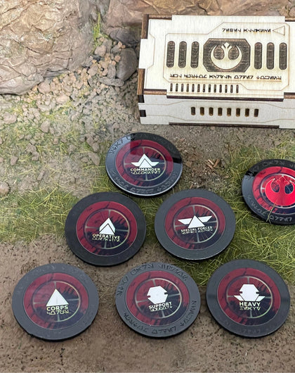 Star Wars Legion Order Tokens - Acrylic