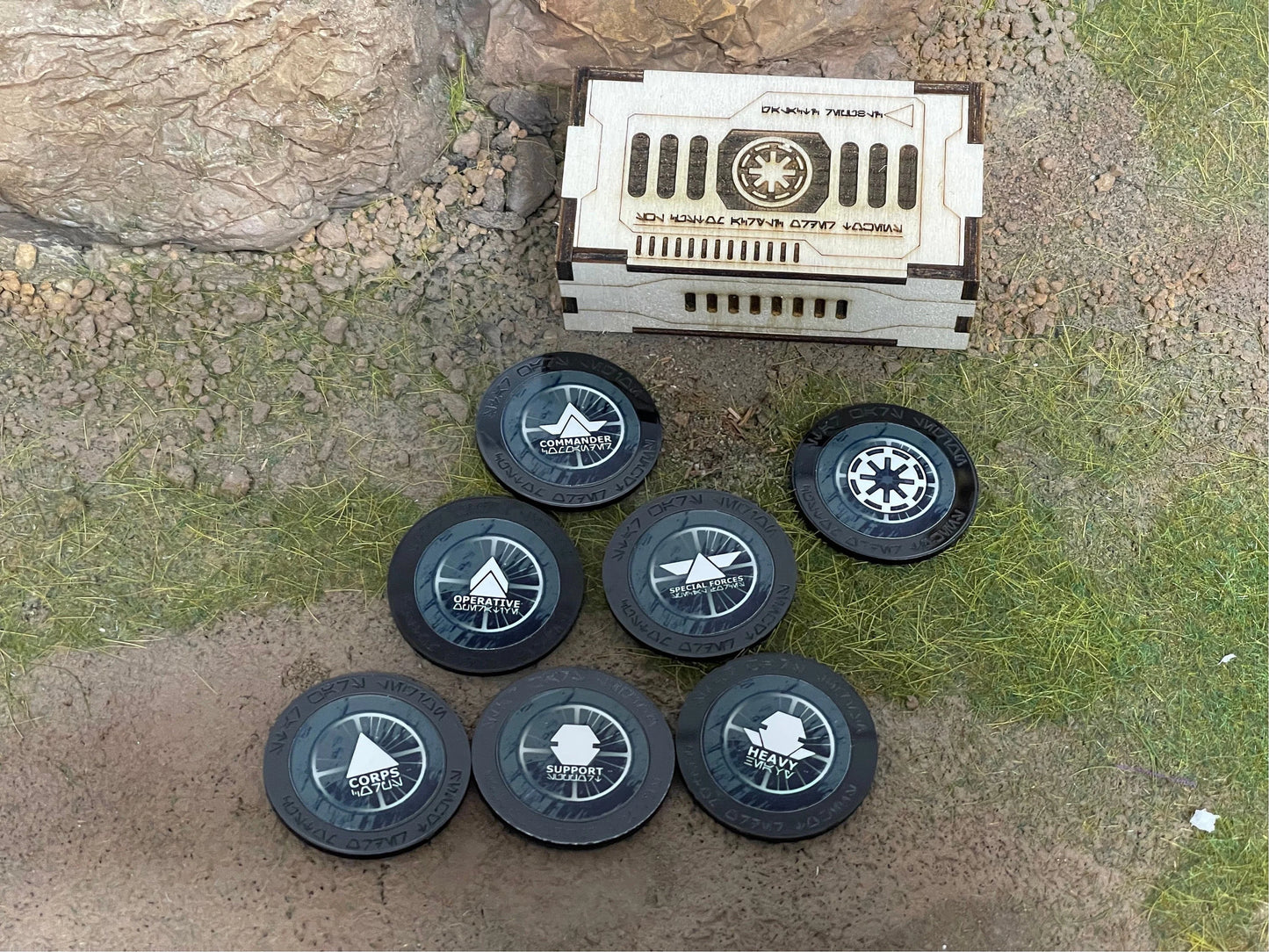 Star Wars Legion Order Tokens - Acrylic