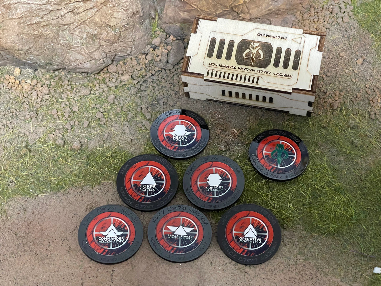 Star Wars Legion Order Tokens - Acrylic